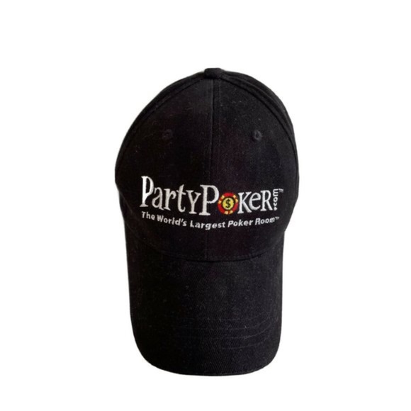 Masters Party Poker Unisex Hat Visor Cap Golf Black Adjustable 100%Polyester - Picture 2 of 9